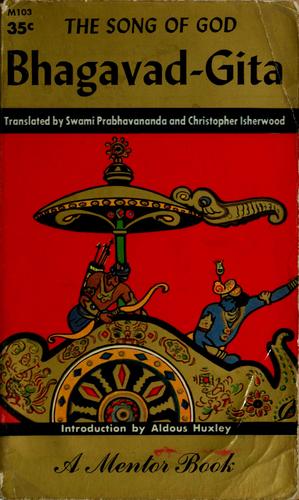 S. Prabhavananda: The song of God (1954, Mentor)